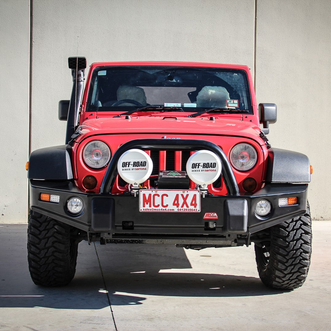 Jeep Wrangler JK 2007-2018 007 Classic Bull Bar Package (Foglight) - SKU MCC-12001-007FOG