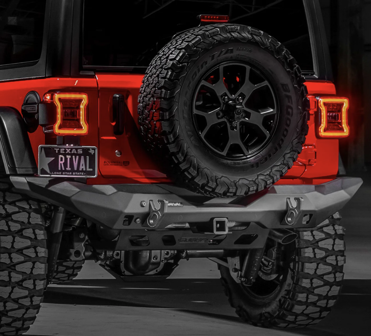 Rival Alloy Rear Bar (Jeep Wrangler JL 2018 on)