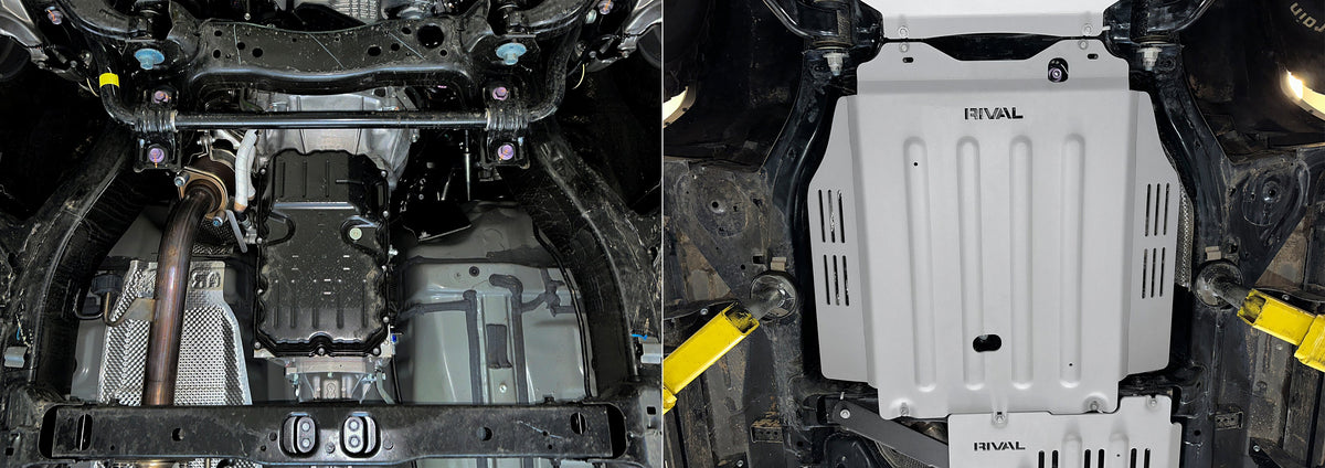 Aluminum Transmission Bash Plate - Toyota Tundra 3.4 Hybrid