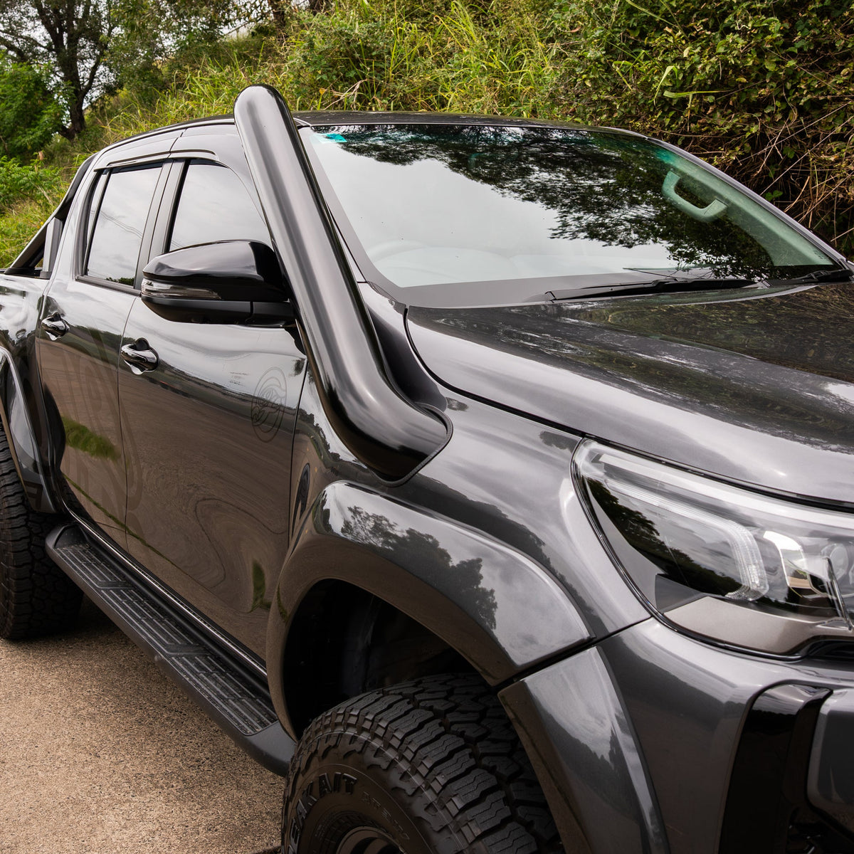 5 Inch Stainless Snorkel and Alloy Airbox to suit Toyota Hilux N80 - PRE-ORDER