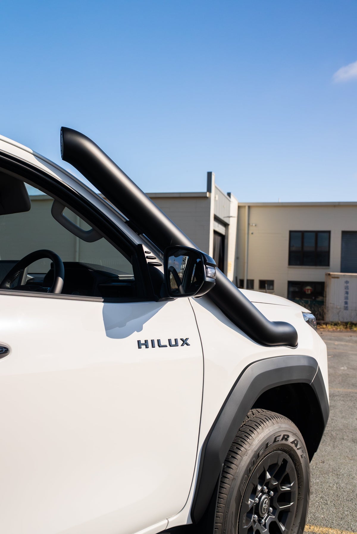 4 Inch Stainless Snorkel and Alloy Airbox to suit Toyota Hilux N90 (Short & Mid Entry Available) - PRE-ORDER