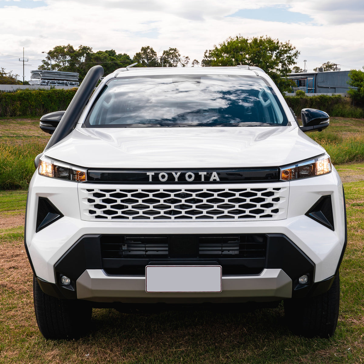 4 Inch Stainless Snorkel and Alloy Airbox to suit Toyota Hilux N90 (Short & Mid Entry Available) - PRE-ORDER