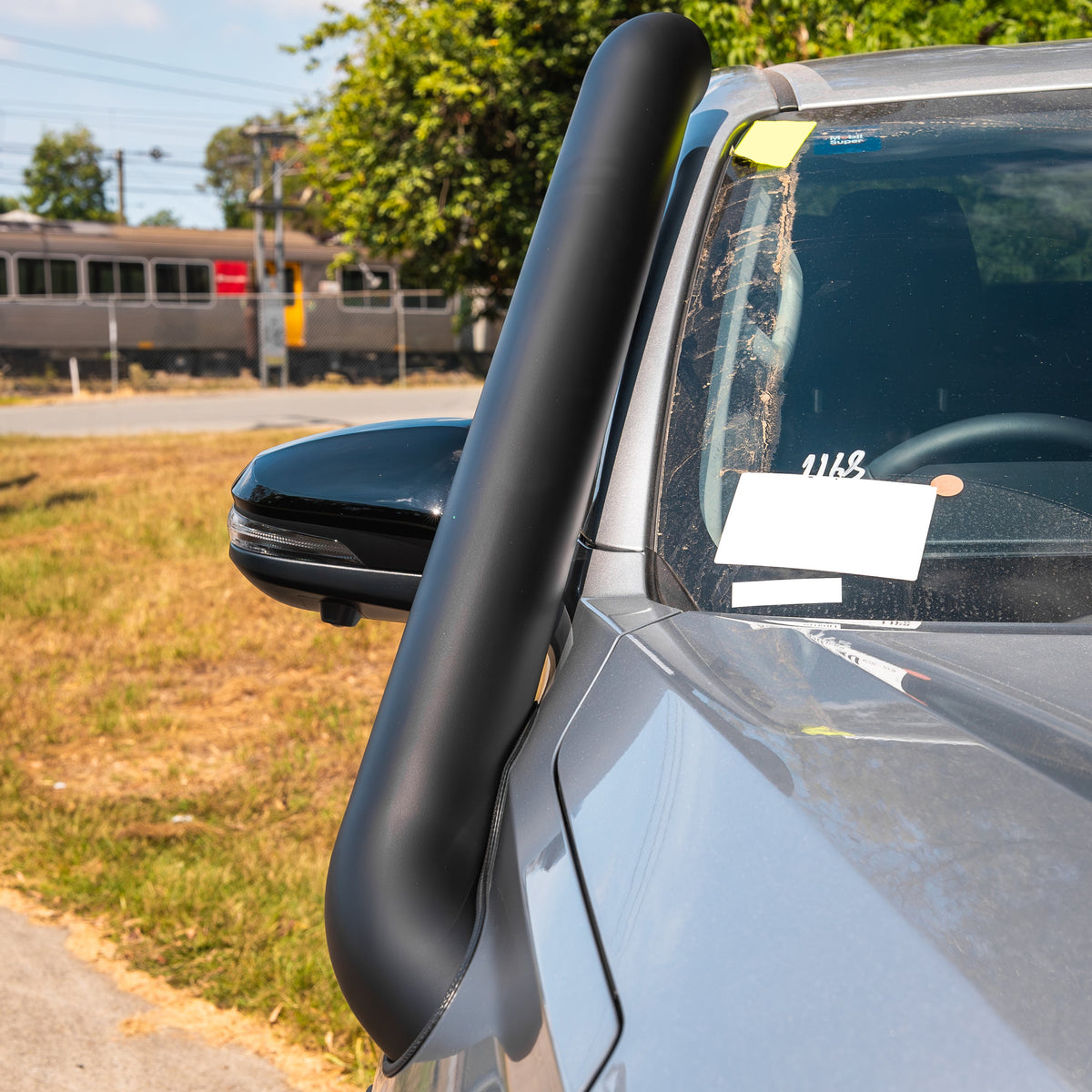 4 Inch Stainless Snorkel and Alloy Airbox to suit Toyota Hilux N90 (Short & Mid Entry Available) - PRE-ORDER