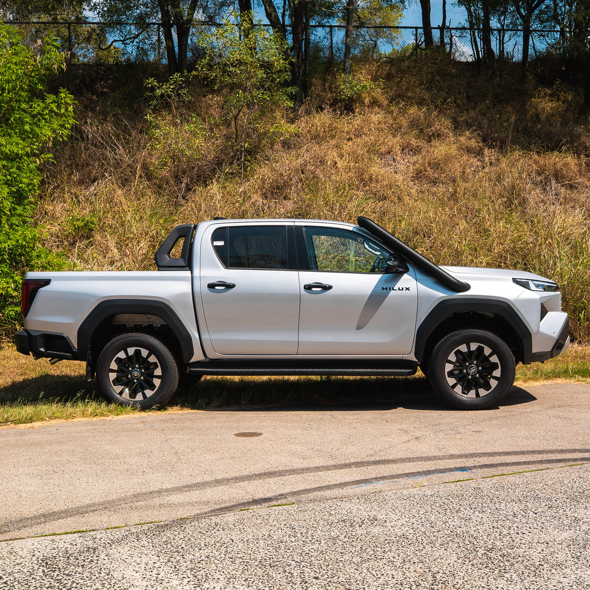 4 Inch Stainless Snorkel and Alloy Airbox to suit Toyota Hilux N90 (Short & Mid Entry Available) - PRE-ORDER