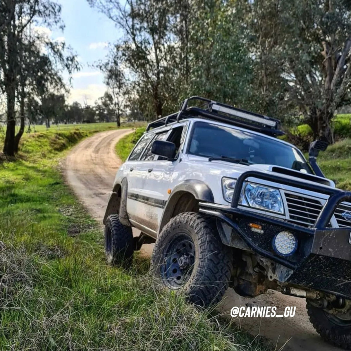 GU Nissan Patrol 7" Azza Bar - Series 4 / Low Mount Winch