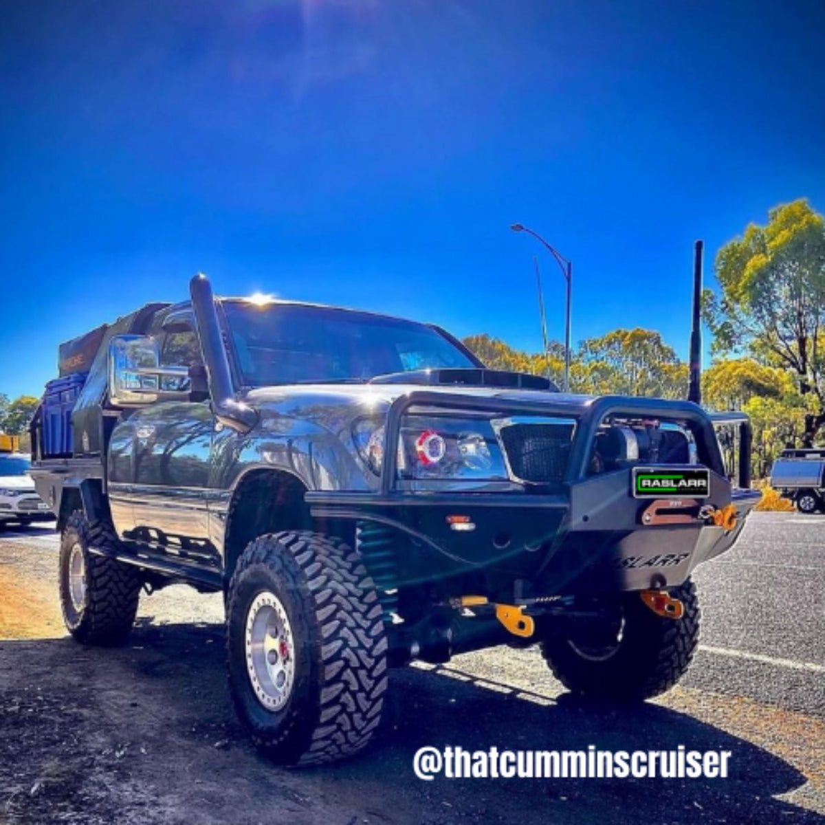 105 Series Toyota LandCruiser Azza Bull Bar - 2001 / Low Mount Winch