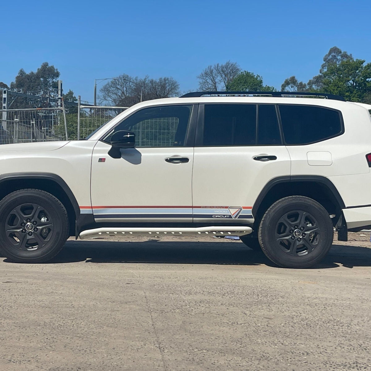 300 Series Toyota LandCruiser Revolution Rock Sliders - GX / Multi Hole Top