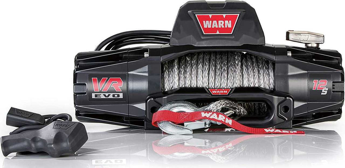 WARN VR EVO 12-S 12,000lb Electric 12V Winch with Synthetic Rope