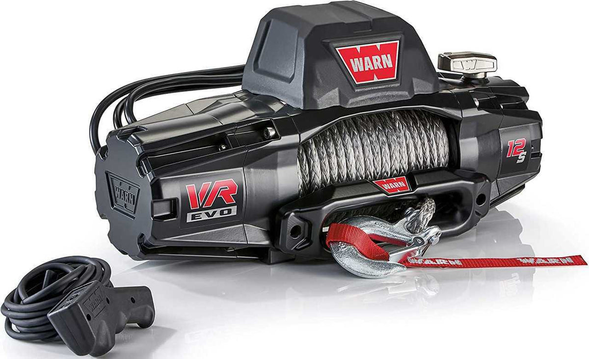 WARN VR EVO 12-S 12,000lb Electric 12V Winch with Synthetic Rope