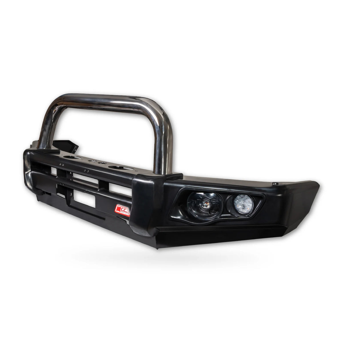 Patrol GQ (Wagon) 1987-1997 707-01 Falcon Bull Bar Single Black Loop Package (No Foglight) - SKU MCC-03001-701SBL