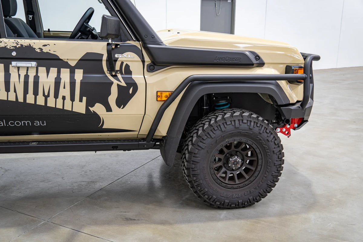Brush Rails, suitable for Facelift Toyota Land Cruiser 79 Dual Cab, 2024 to current (DOES NOT INLCLUDE ROCK SLIDERS)