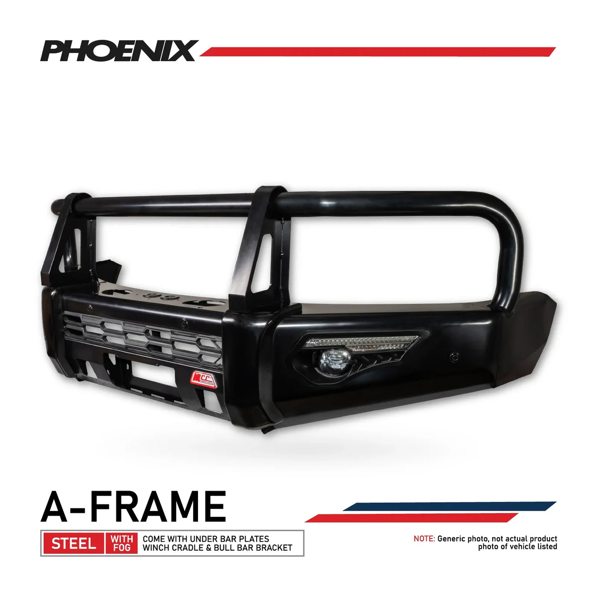 BYD Shark 6 2025-On 808-02 Phoenix Bar A-Frame Package (Sand Black)
