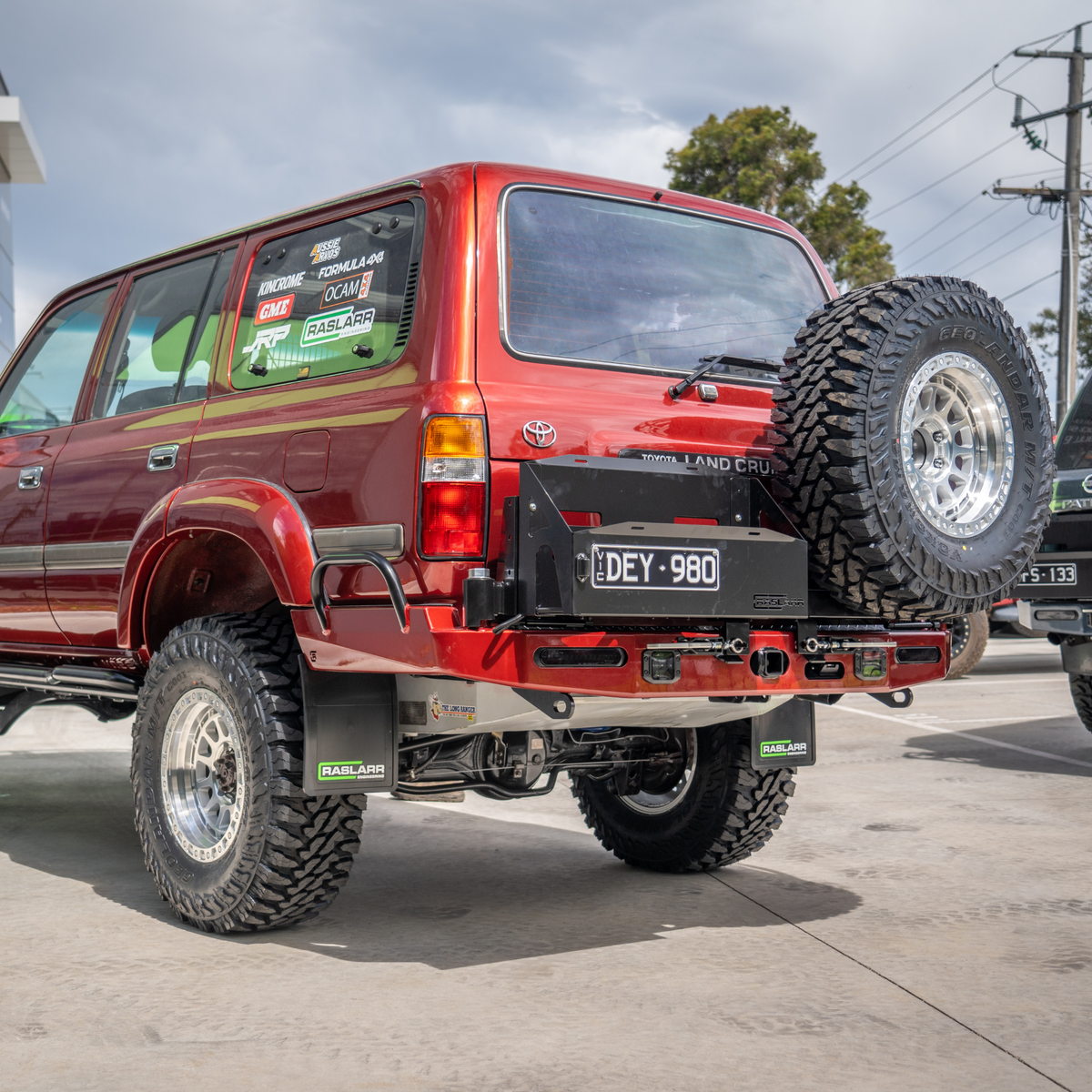 Toyota LandCruiser 80 Series Rear Bar V2 (Super High Clearance) - 1995