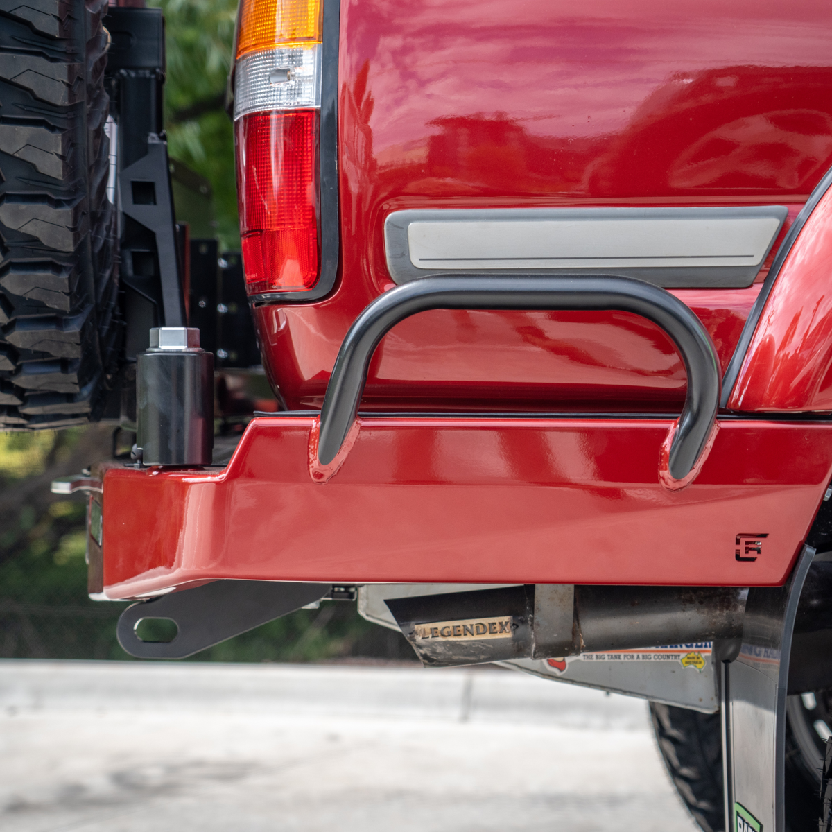 Toyota LandCruiser 80 Series Rear Bar V2 (Super High Clearance) - 1994