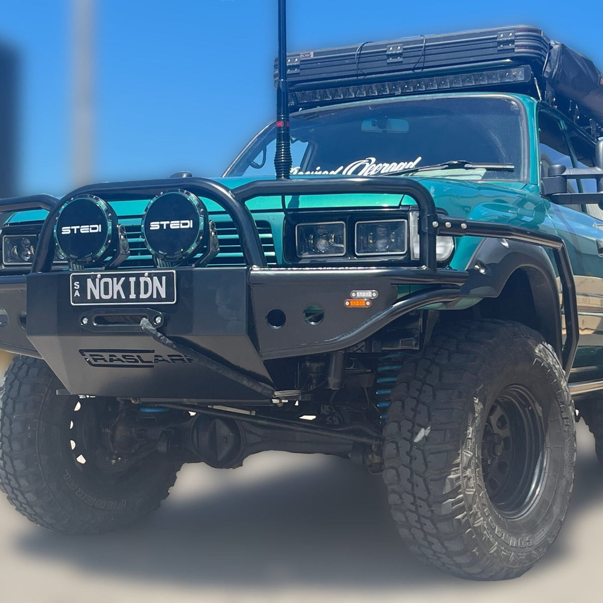 80 Series Toyota LandCruiser New Style Azza Bull Bar - 1990