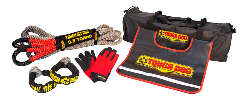 Tough Dog Recovery Kit with 8.5T Kinetic Rope