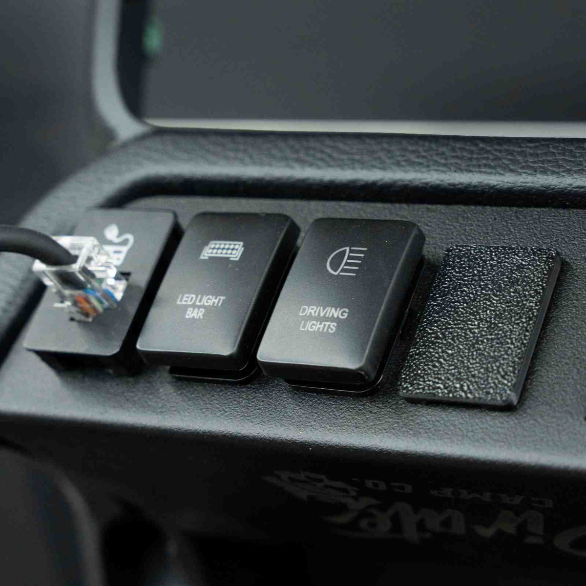 Pirate Camp Co - Switch Cavity Blanks for Dash Switch Clusters
