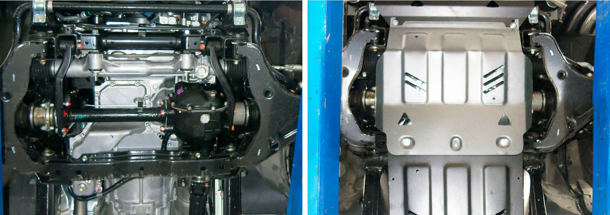 Aluminum Engine Bash Plate - Mitsubishi Triton L200 2015-2023 / Mitsubishi Pajero Sport 2015-On