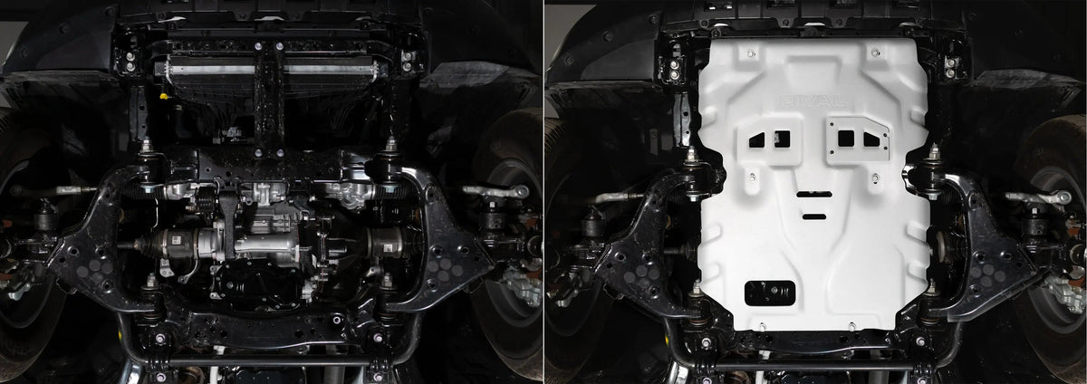 Aluminum Engine Bash Plate - TOYOTA LAND CRUISER 250; V-2.8D, AT, 4WD; 2024-PRESENT, New design