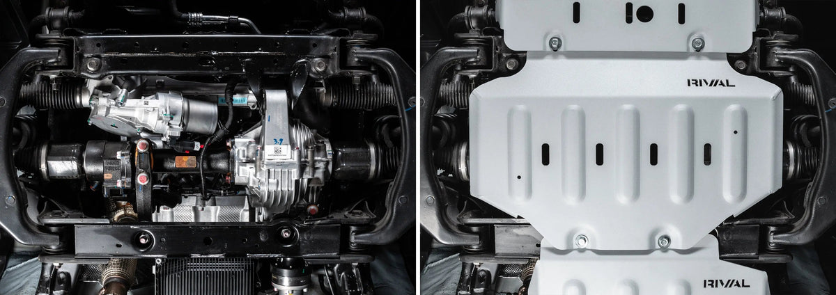 Aluminum Engine Bash Plate - Tank 300 2.0L At 4Wd (2021-Present) / Tank 500 3.0L At 4Wd (2021-Present), Petrol only