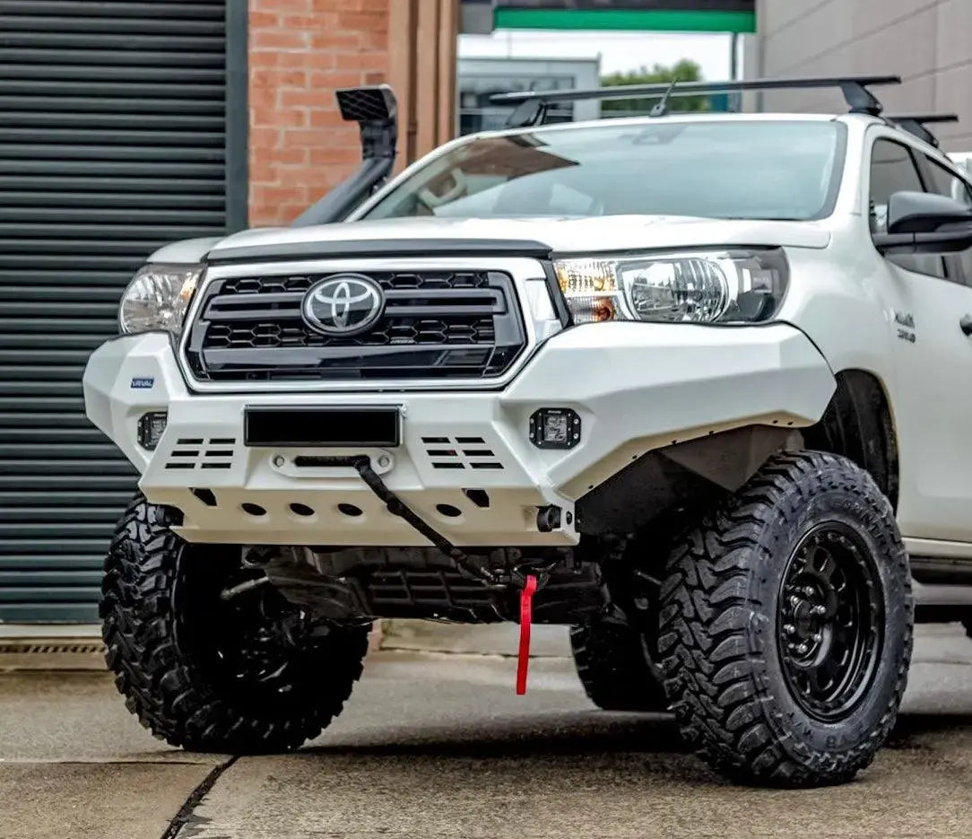 Aluminum Front Bar with RIVAL Fog Lights (Set of 2) - Toyota Hilux (2018–2021)