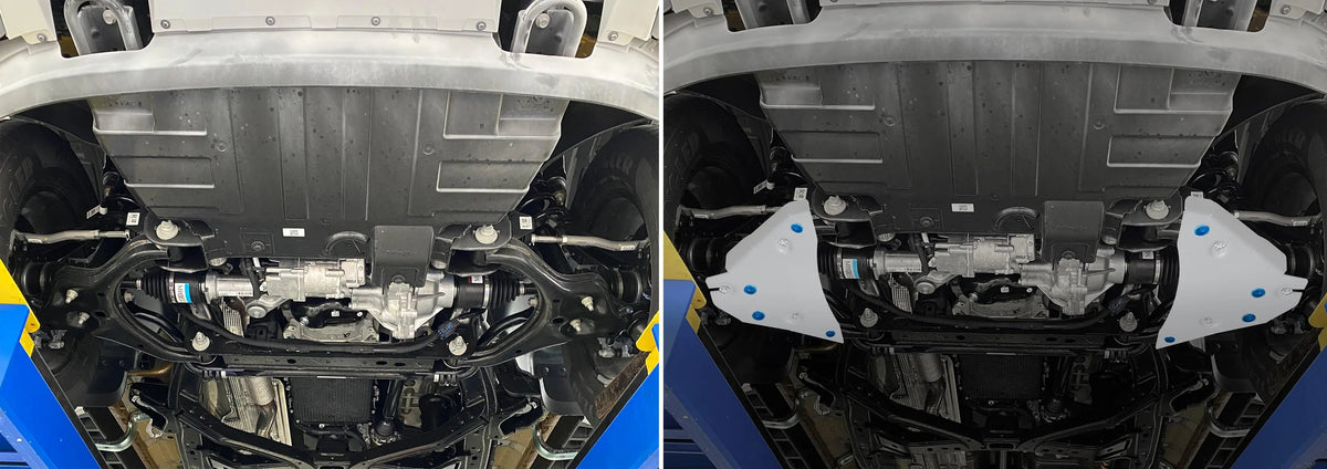 Aluminium Lower Control Arms Bash Plate Ford Ranger Next Gen / Everest Next Gen / Amarok (2023–Present)