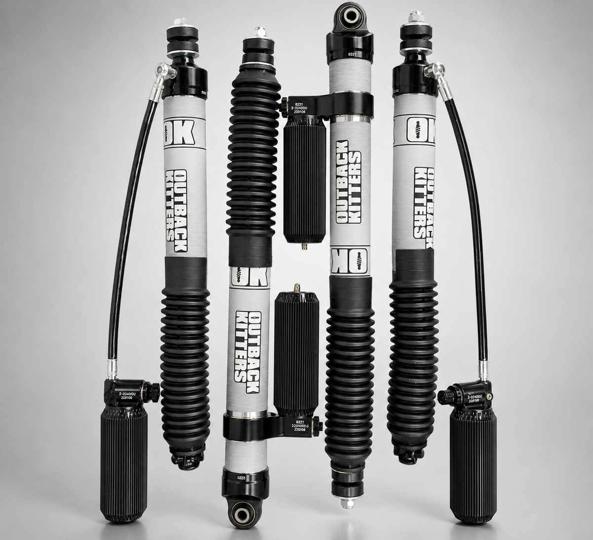 Outback Kitters - 2.5" Reservoir Shocks for Ram 3500 (2013-2018)