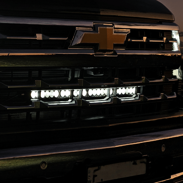 Chevrolet Silverado 1500 (ZR2 & Z71 - 2022 on, 4th Gen) Behind The Grille Light Bar Kit