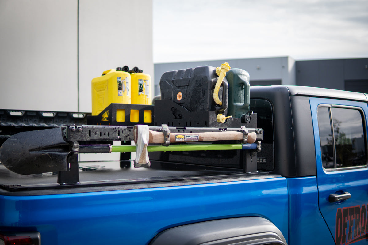Offroad Animal - Dual Jerry Can Holder - Horizontal sit