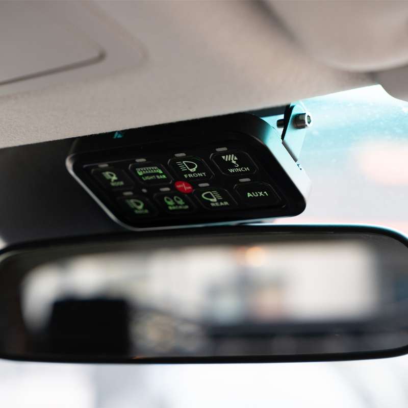 Light - 8 Switch Slimline Panel