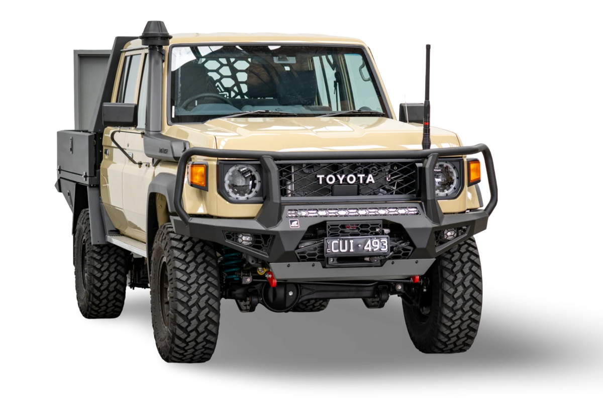 Offroad Animal - Toro Bull bar, Suitable for Toyota Land Cruiser (facelift) 76, 78, 79 Dual Cab, 2024 on