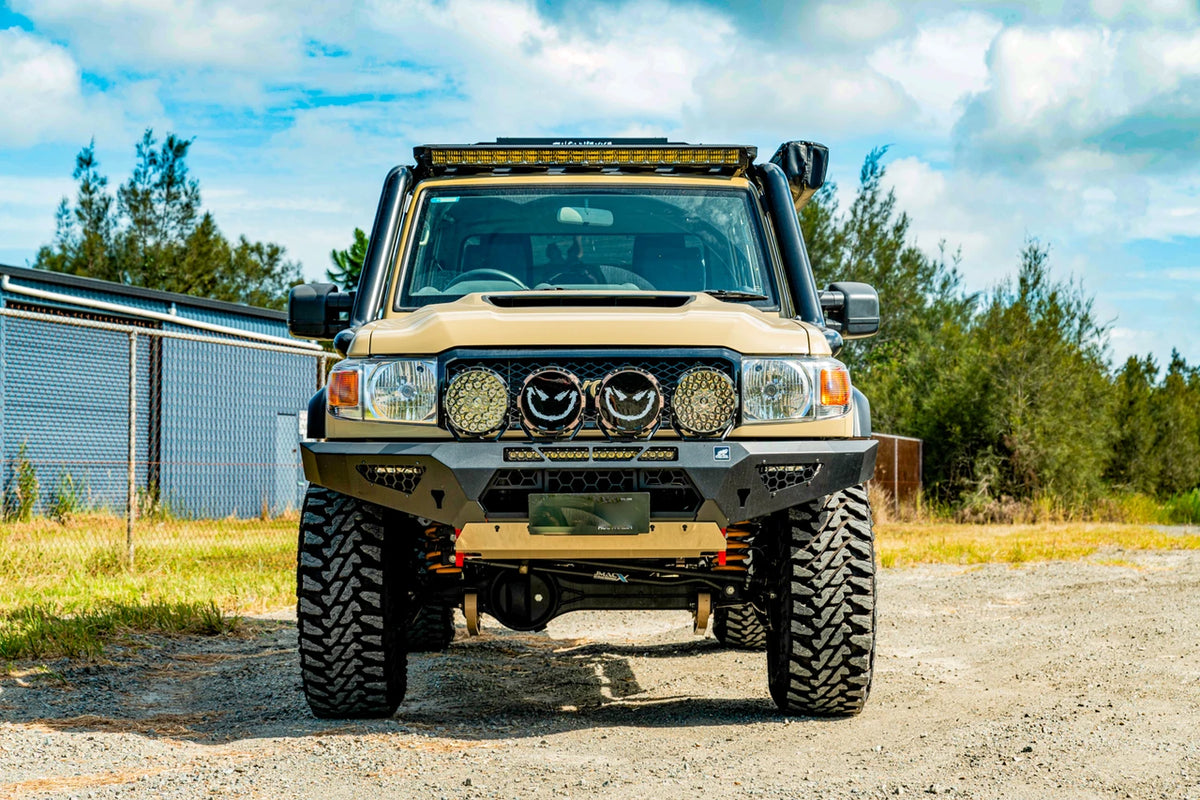 Offroad Animal - Predator Bull bar, To suit Toyota Land Cruiser 76, 78, 79 Series, 2007-2023 ( Does Not Suit 2017+ Single Cab)