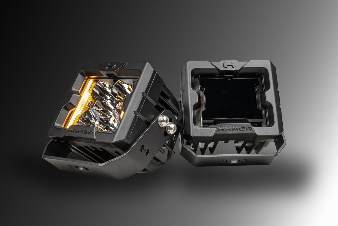 Ruby 5" Cube Light - Pair