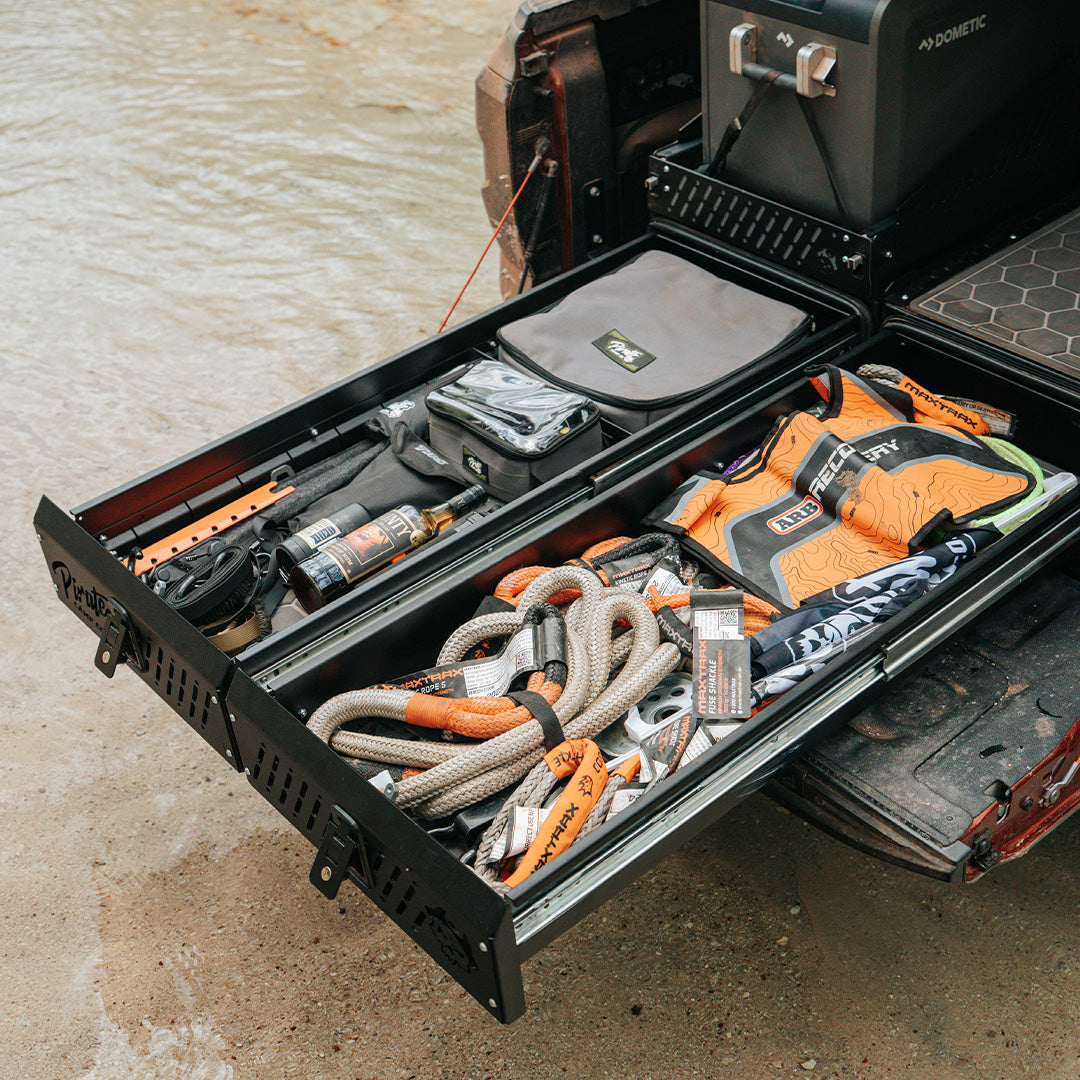 DryStore - Sealed Drawer - Universal Fit - I want a Passenger's Side Drawer Only / Yes. Give me 2 Dividers with each Drawer / Yes. Give me the EVA Foam Protection.