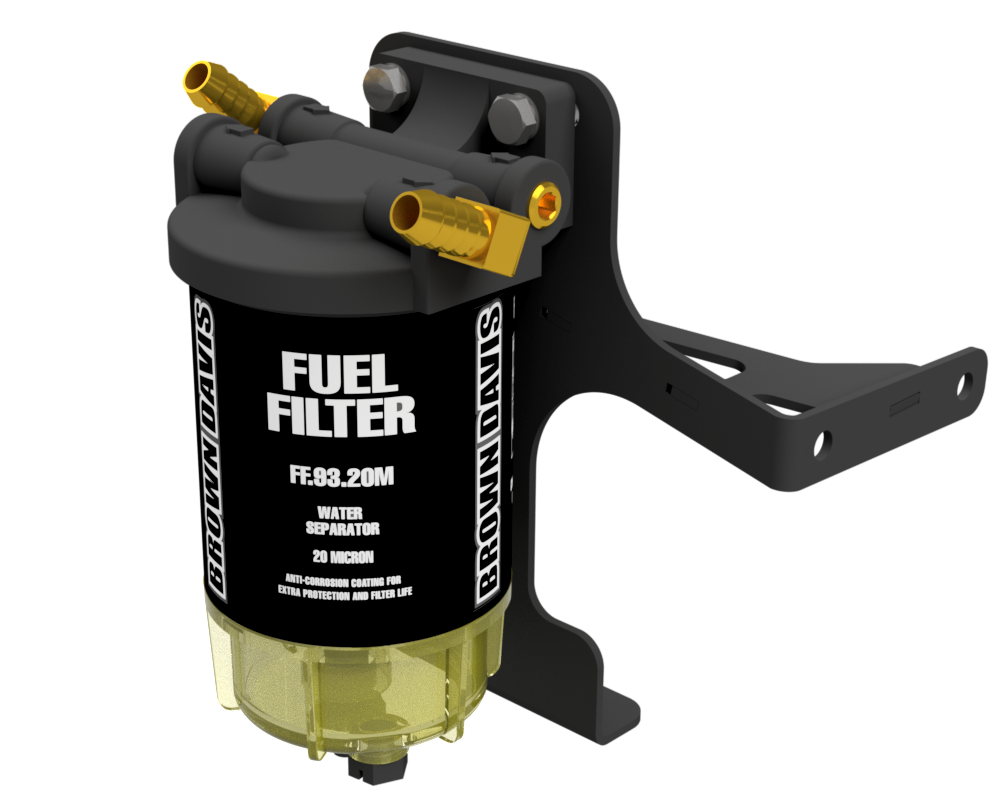 Brown Davis - Toyota Landcruiser 200 Series Primary (PRE) Fuel Filter Kit - Passenger Side