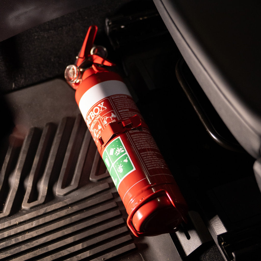 Pirate Camp Co - Fire Extinguisher Bracket To Suit Next Gen Ford Ranger, Everest, Raptor 2022+,Volkswagen Amarok 2023+