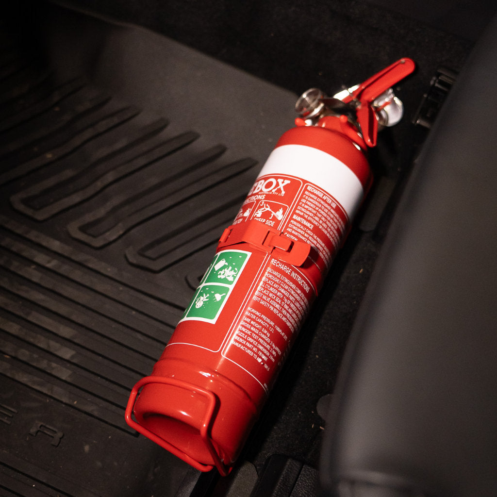 Pirate Camp Co - Fire Extinguisher Bracket To Suit Next Gen Ford Ranger, Everest, Raptor 2022+,Volkswagen Amarok 2023+