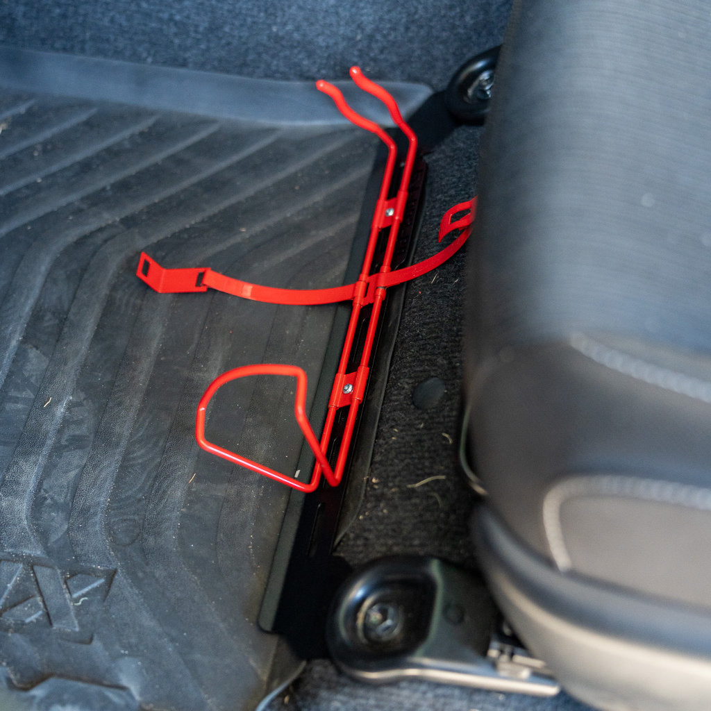 Fire Extinguisher Bracket To Suit Toyota Hilux N80 - Upgrade with a Fire Extinguisher: No