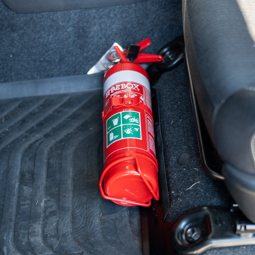 Fire Extinguisher Bracket To Suit Toyota Hilux N80 - Upgrade with a Fire Extinguisher: No