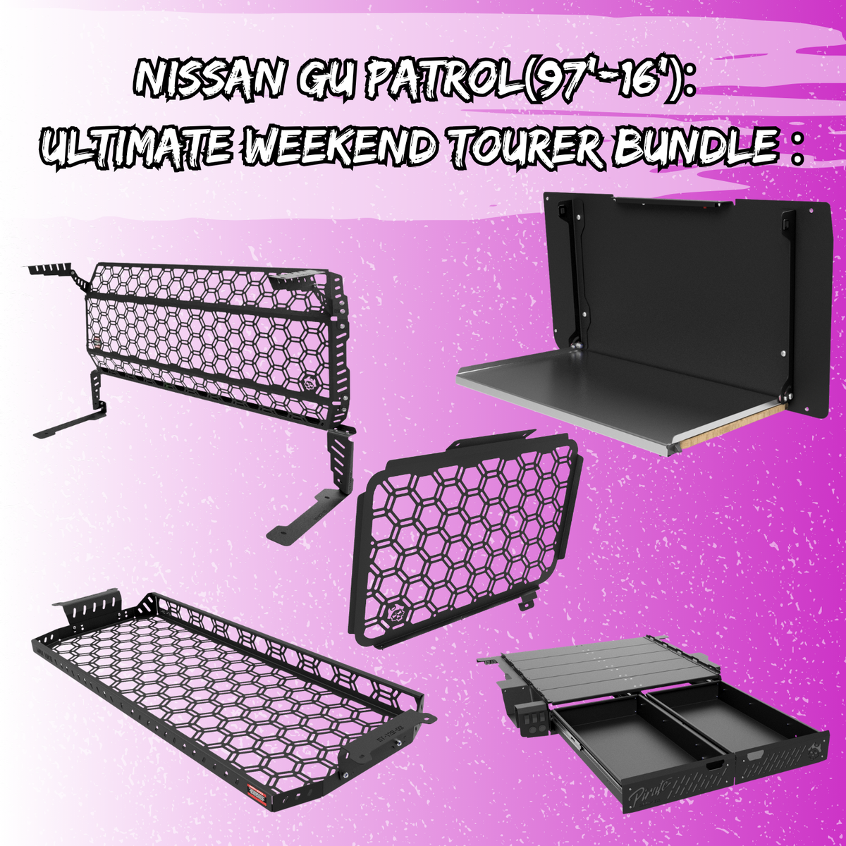 Pirate Camp Co - Ultimate Weekend Tourer Bundle (Wagon) | Nissan Patrol GU (1997-2016)