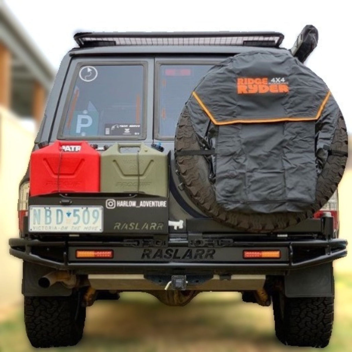 GQ Nissan Patrol Tourer Rear Bar - 1995 / 1" Body Lift / No Quarters Chopped