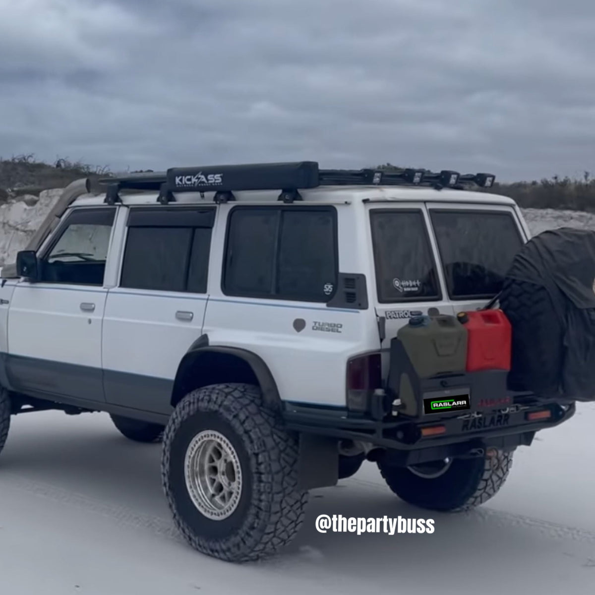 GQ Nissan Patrol Tourer Rear Bar - 1989 / 2" Body Lift / No Quarters Chopped