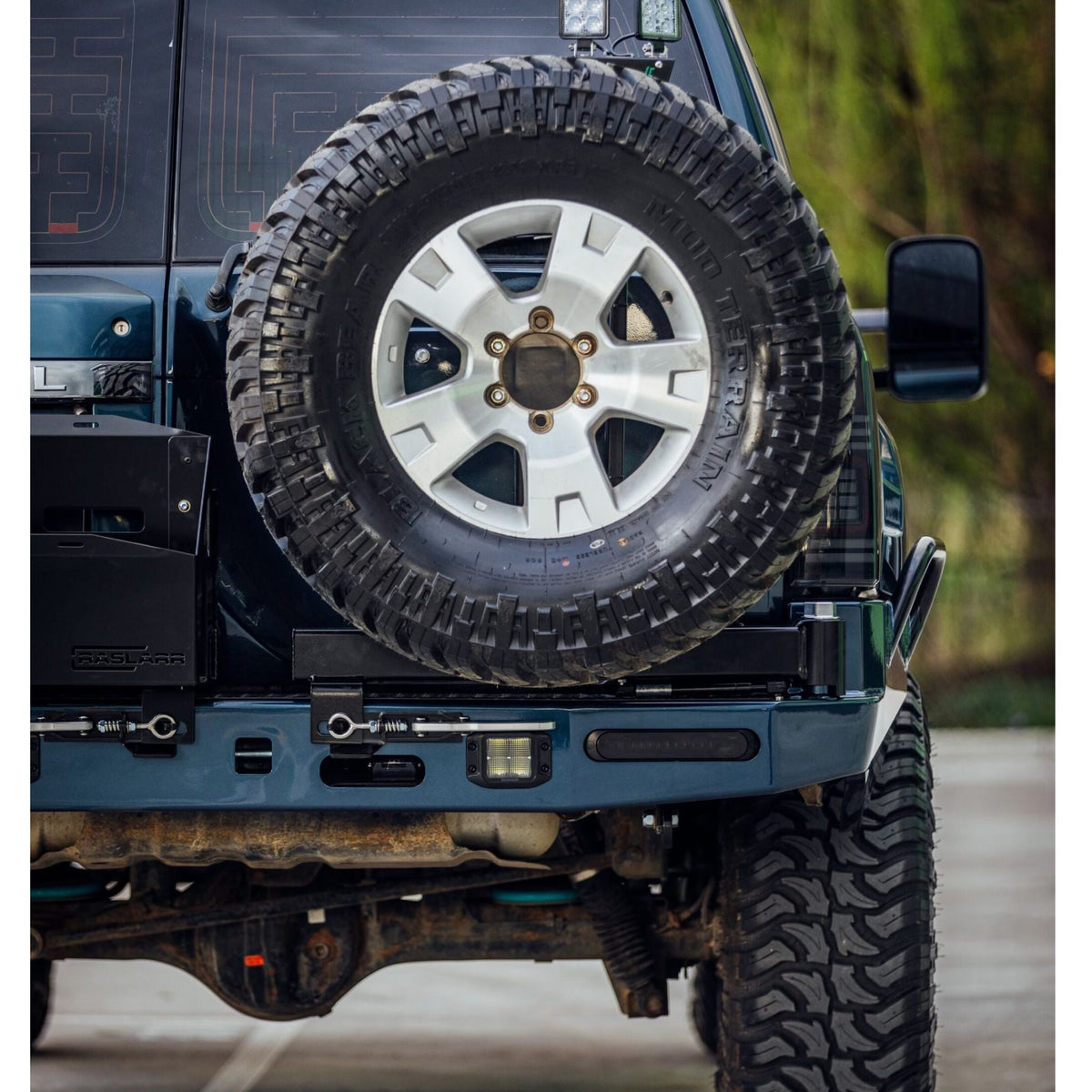 GU Series 1-4 Nissan Patrol Rear Bar V2 (Super High Clearance) - Series 2 / Side Hoops