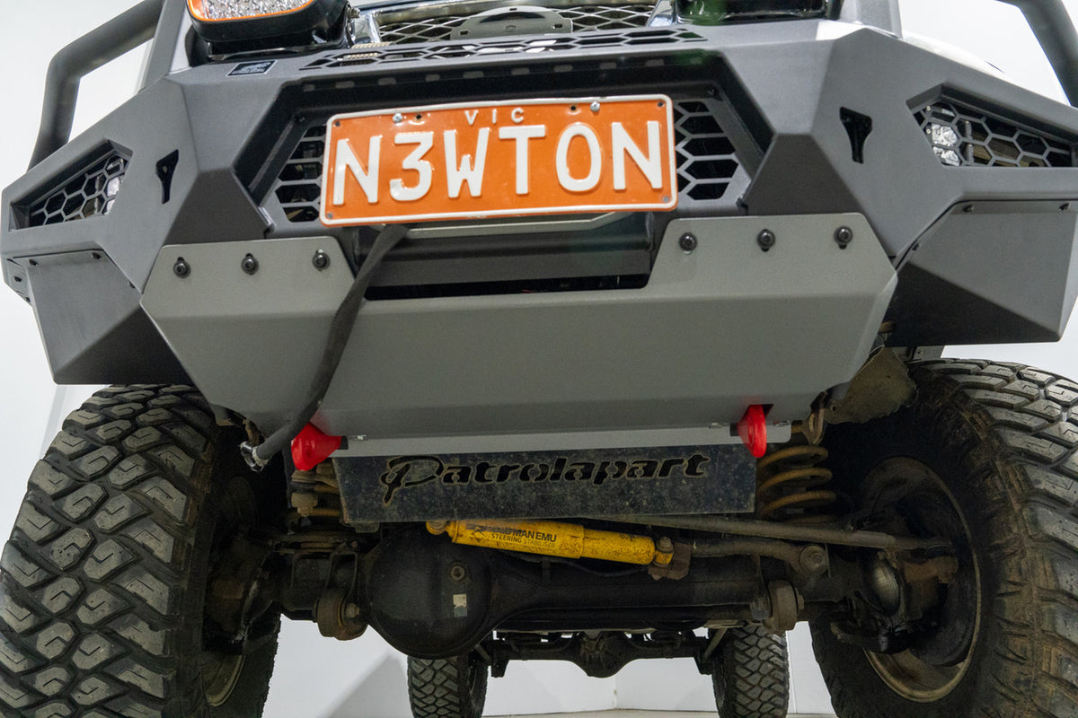 Cougar Bull bar suit Hi Mount winch, Nissan GU Patrol Y61, S4 2005-2016