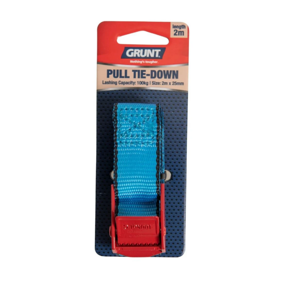 GRUNT 25mm x 2m Pull Tie Down Strap