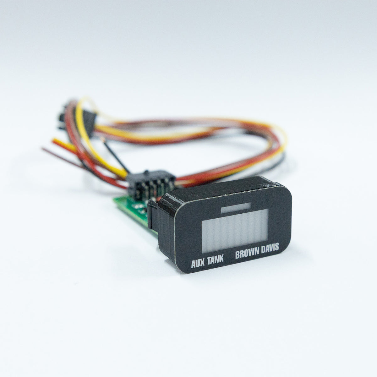 Brown Davis - 70 Series Fuel Gauge - fits into Toyota tall switch blank