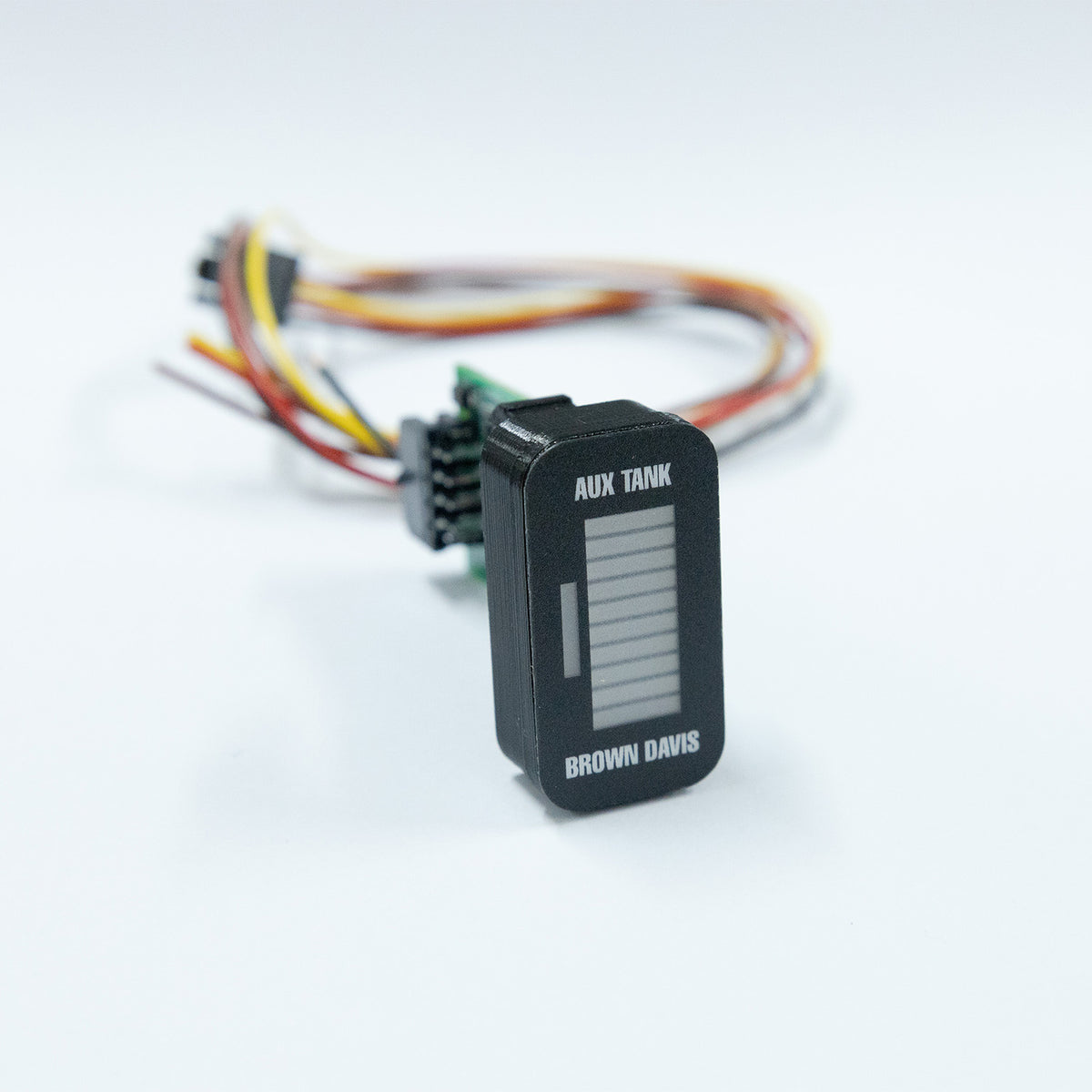 Brown Davis - 70 Series Fuel Gauge - fits into Toyota tall switch blank