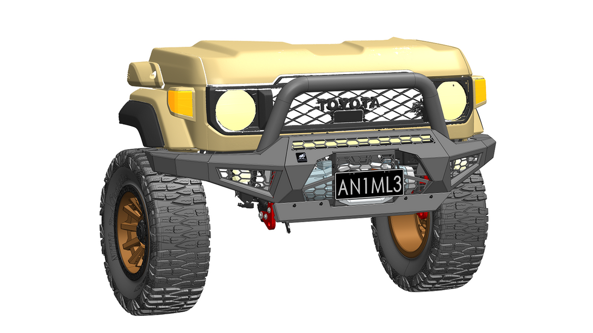 3" Round hoop to suit 70 series face lift Predator bar