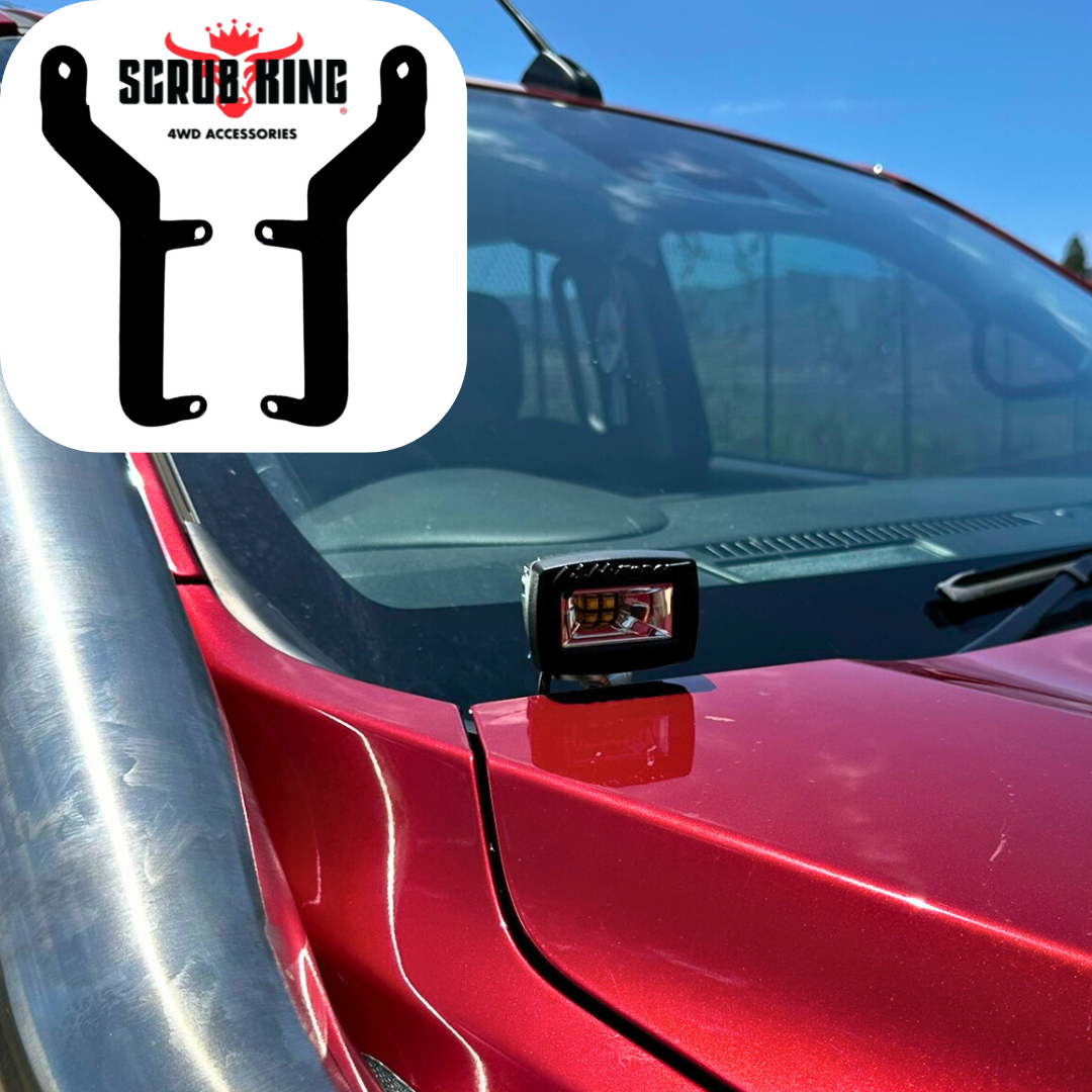 2021-2026 Isuzu MU-X Bonnet Hinge Ditch Light Bracket Pair