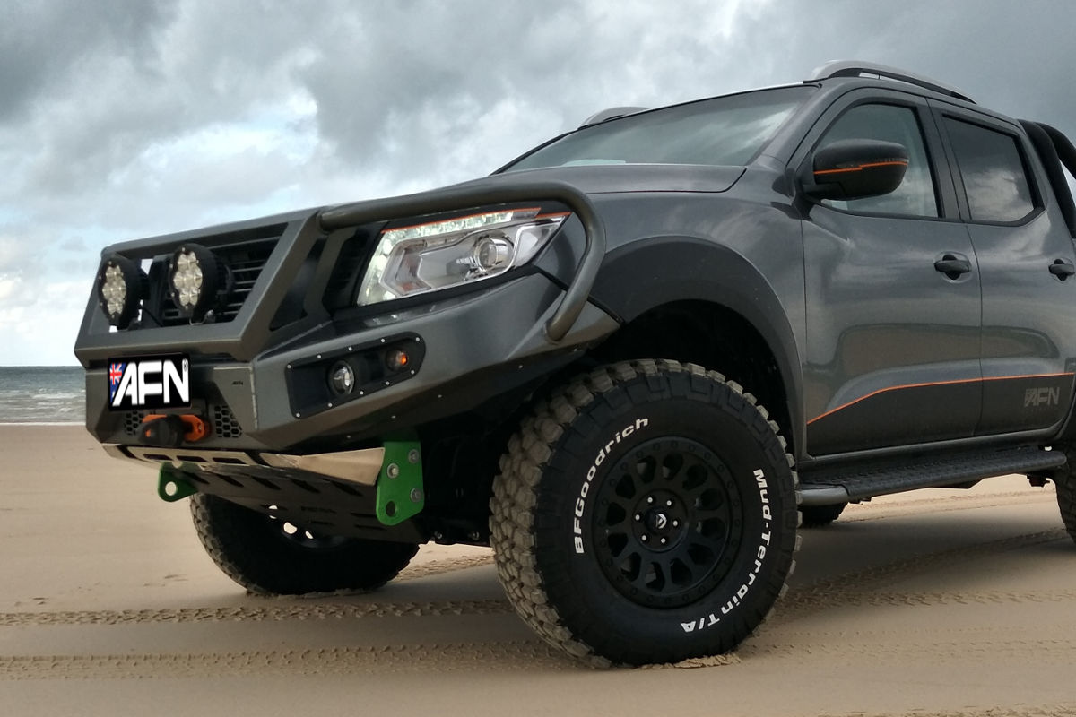 AFN Side Steps & Rails Kit - Nissan Navara NP300